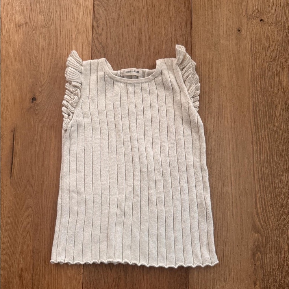Misha and Puff Sleeveless Shirt. Size 7/8